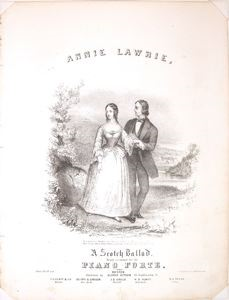 Image of Annie Lawrie, A Scotch Ballad [cover for sheet music]