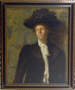 Image of Alice Kimball in a Black Hat